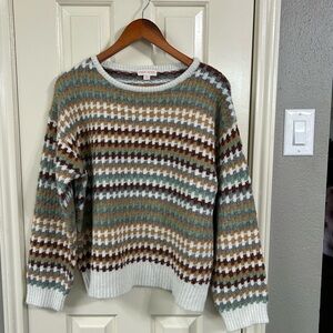 Women’s Knox Rose Multi Color Sweater Size M